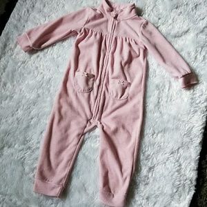 CARTERS PINK ZIPUP: 18MONTHS